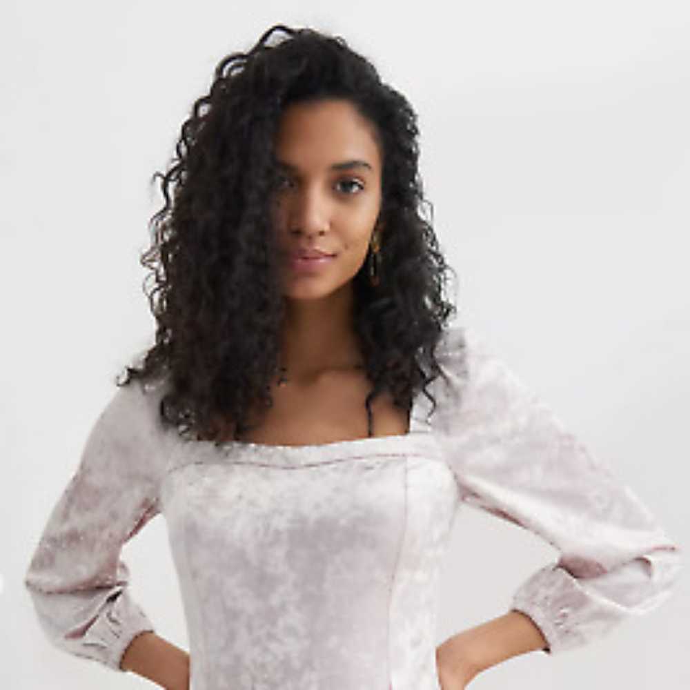 Anthropologie Jessima velvet top